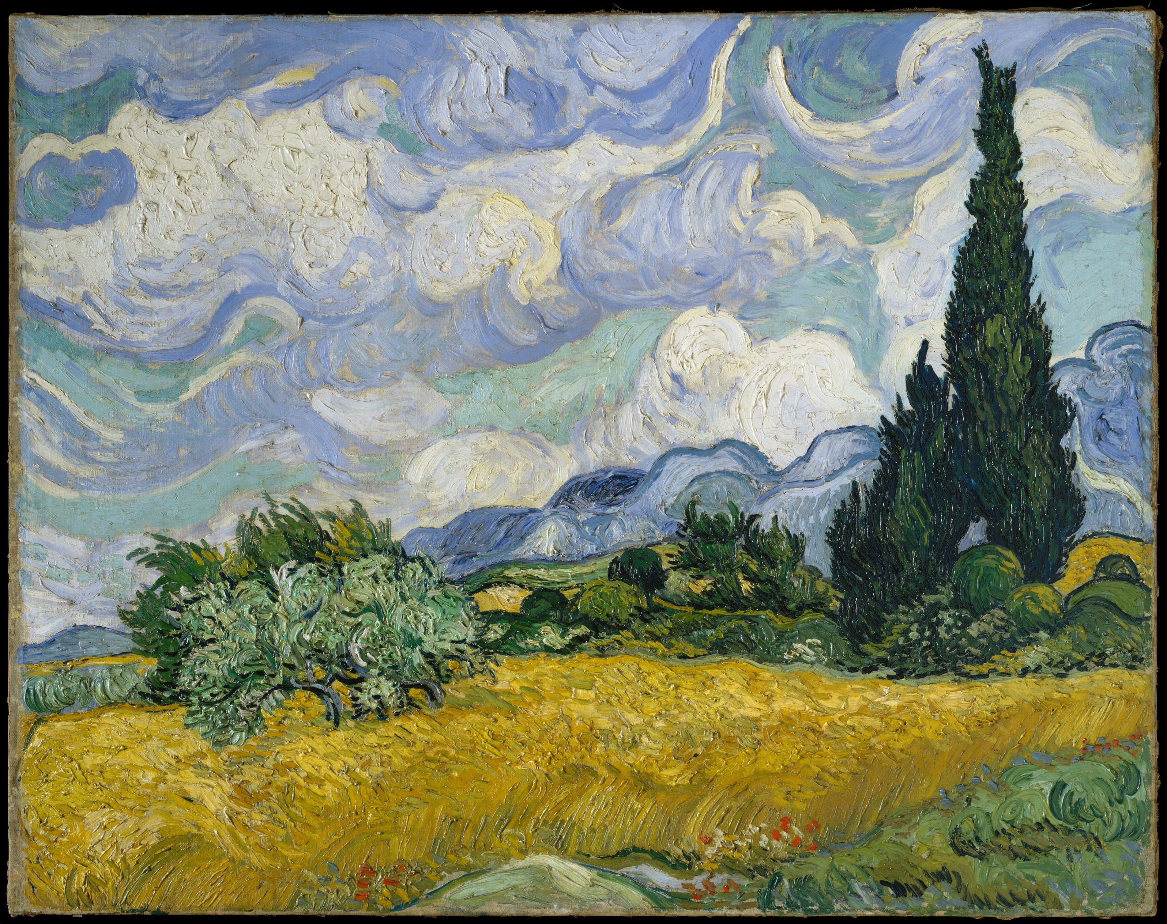 van gogh summer landscape