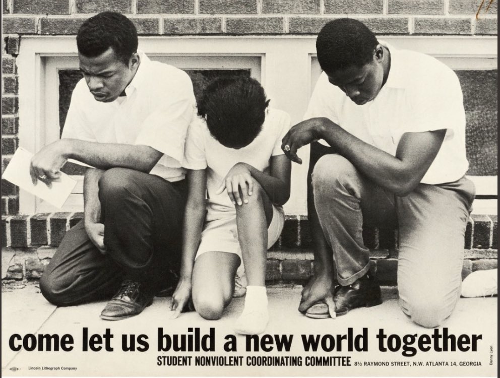 1963 sncc poster john lewis